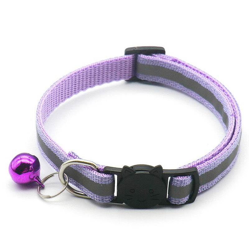 Pet Collars with Bells Cute Necklace Collar for Cat Dog Collars Adjustable Reflective Outdoor Small Dog Collars Pet Supplies