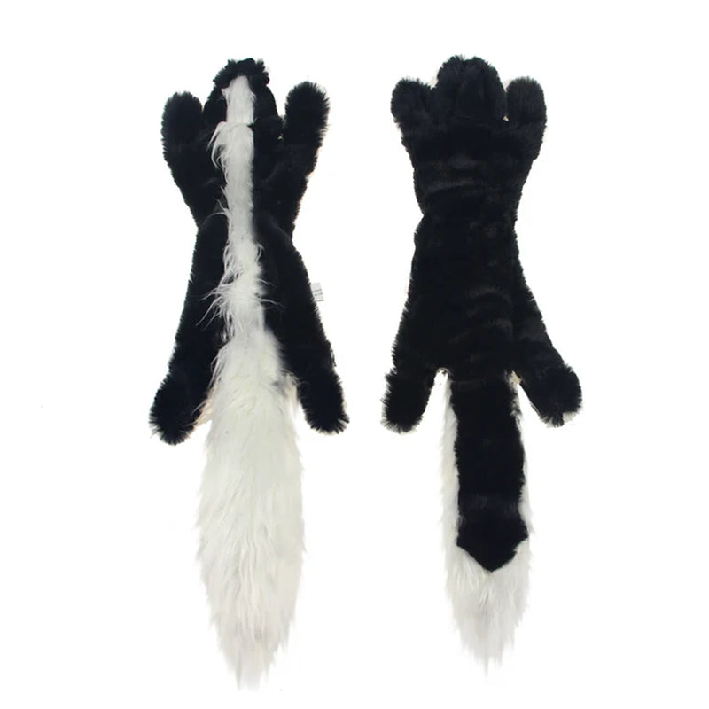 Funny Simulated Animal No Stuffing Dog Toy with Squeakers Durableplush Dog Chew Toy Crinkle Pet Squeak Toy Pet Supplies