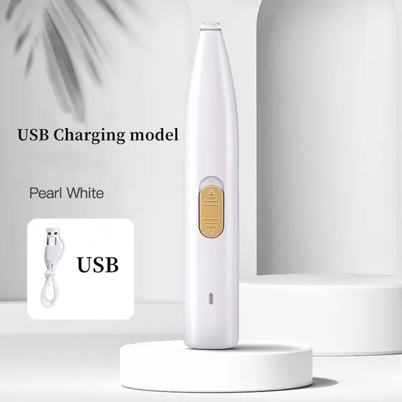 1Pc Electric Pet Clippers Cats Dog Foot Hair Trimmer USB Charging Pet Paw Hair Clipper Shaver Grooming Machine Pets Products