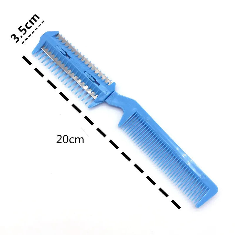 Pet Hair Trimmer Comb Cutting Cut Dog Cat with 2 Blades Grooming Razor Thinning Hairbrush Comb Products Pet Grooming Supplies